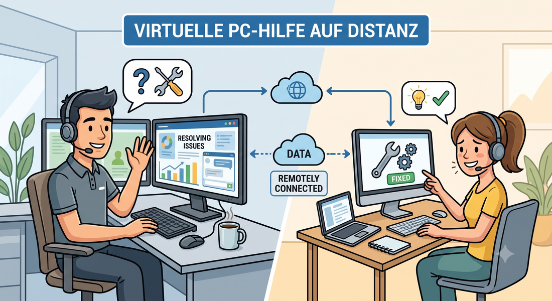 virtuelle PC-Hilfe auf Distanz